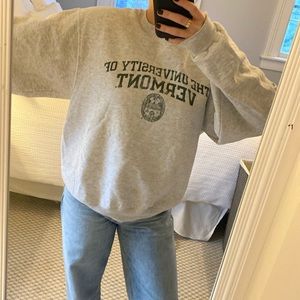 University of Vermont UVM crew neck sweatshirt